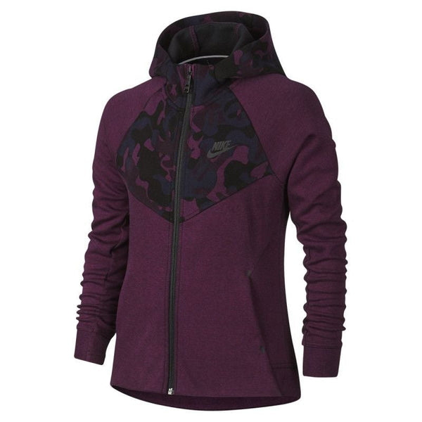 Windrunner Tech Fleece - Jacket Junior Textile - Violet JACKET JUNIOR TEXTILE Nike