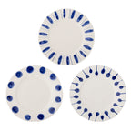 Linora - Assiette - Bleu - Grès