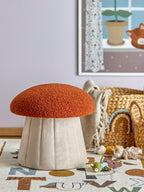 Bertil - Pouf - Rouge - Polyester