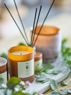 No. 6 - Sequoia - Bougie Parfumée - Marron - Cire Naturelle