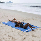 Fouta Xxl Classique - Bleu Océan