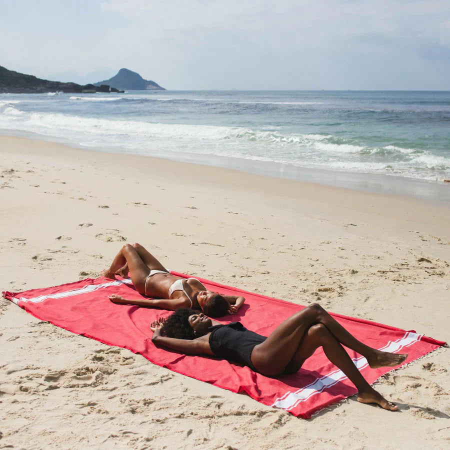Fouta Xxl Classique - Rouge
