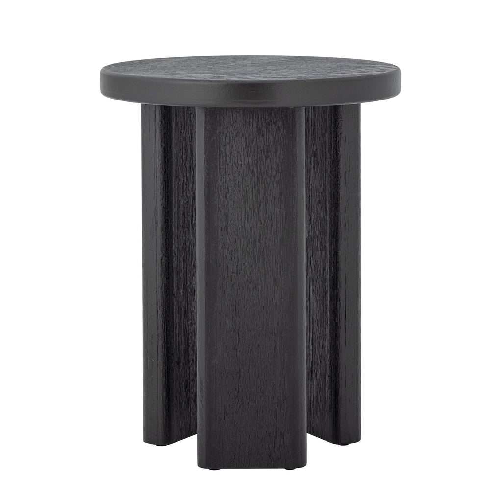Mimola - Table D'Appoint - Noir - Sapin