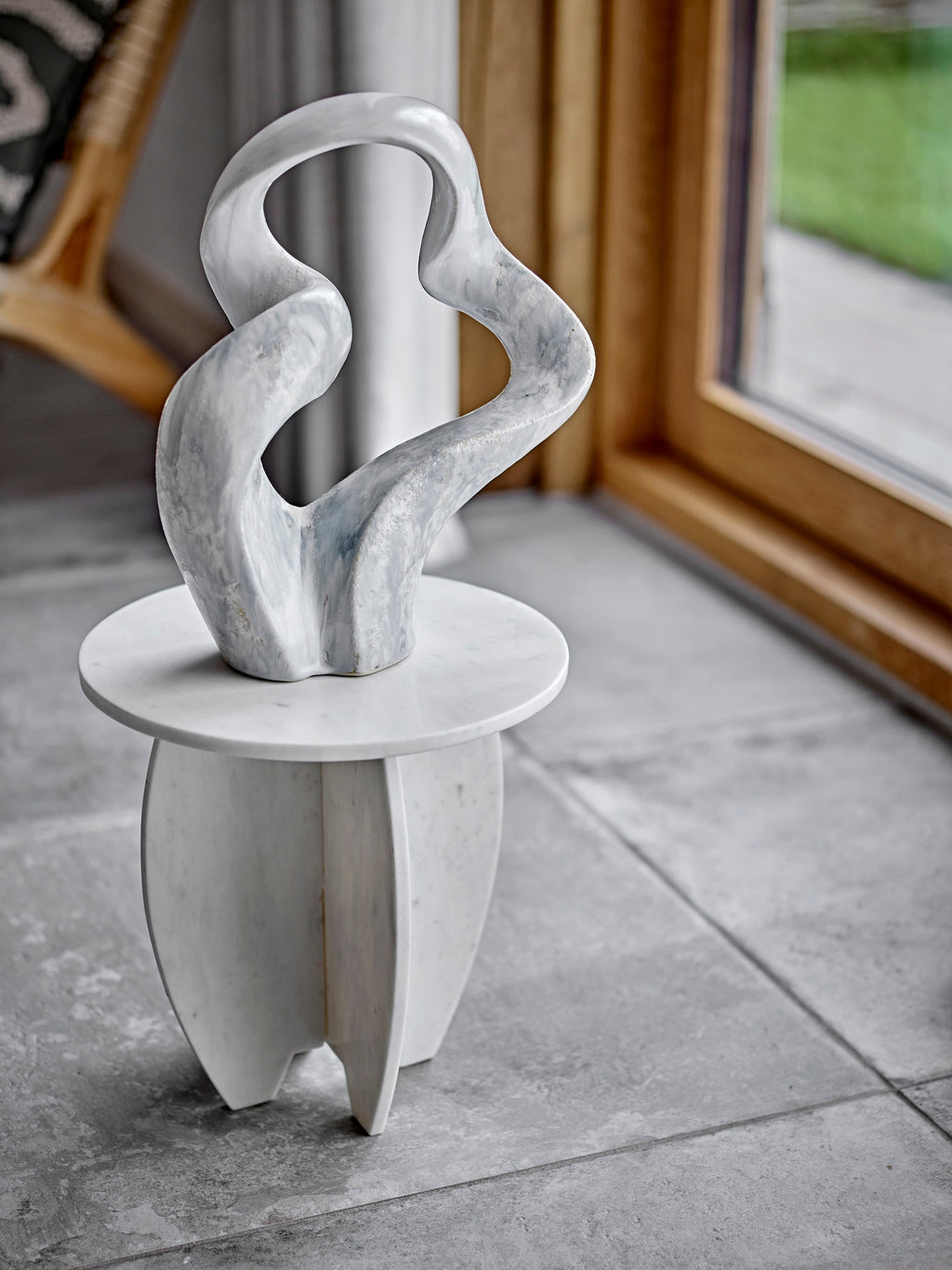 Rouyi - Objet Déco - Gris - Grès