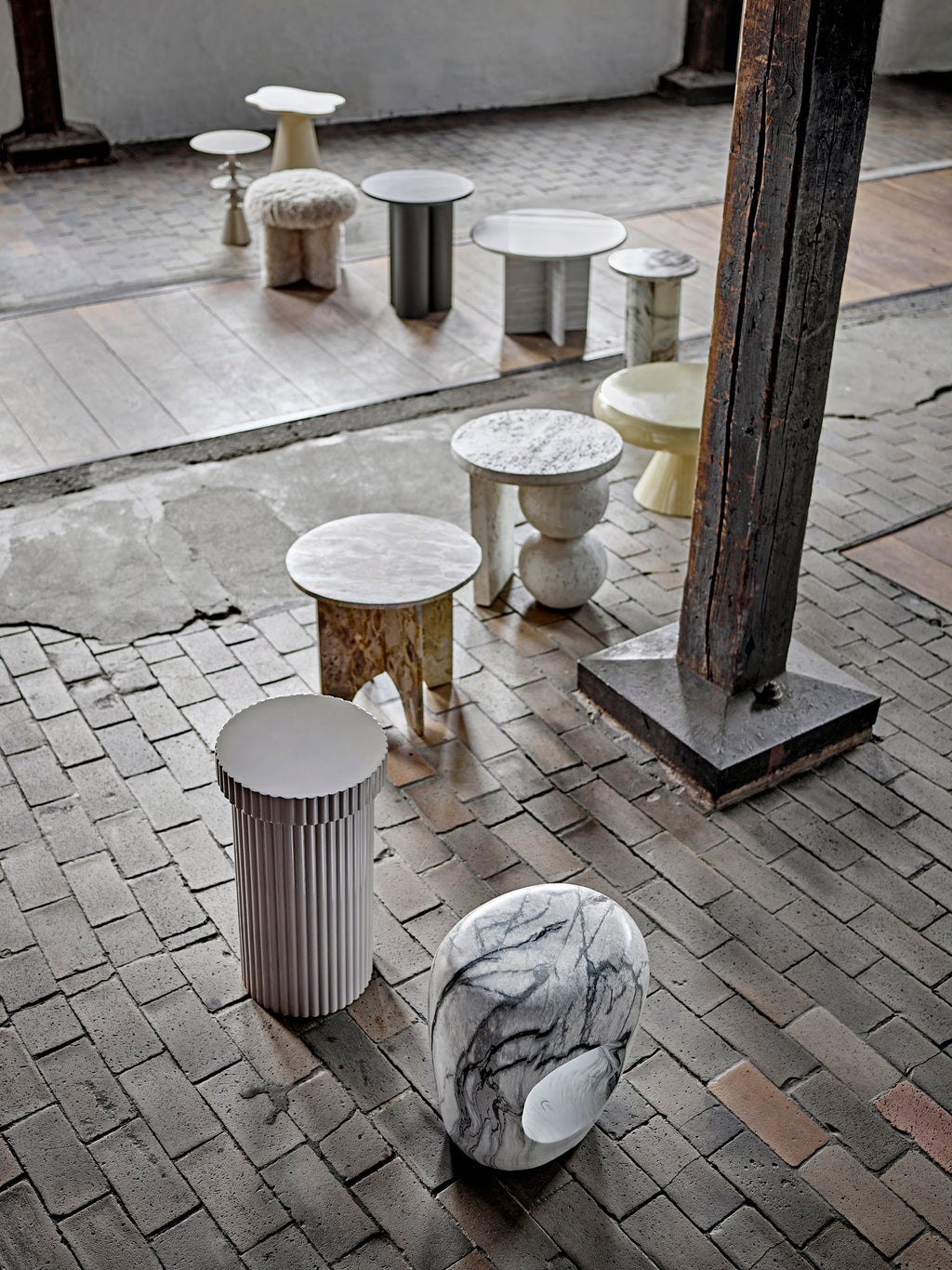 Samio - Table D'Appoint - Naturel - Aluminium