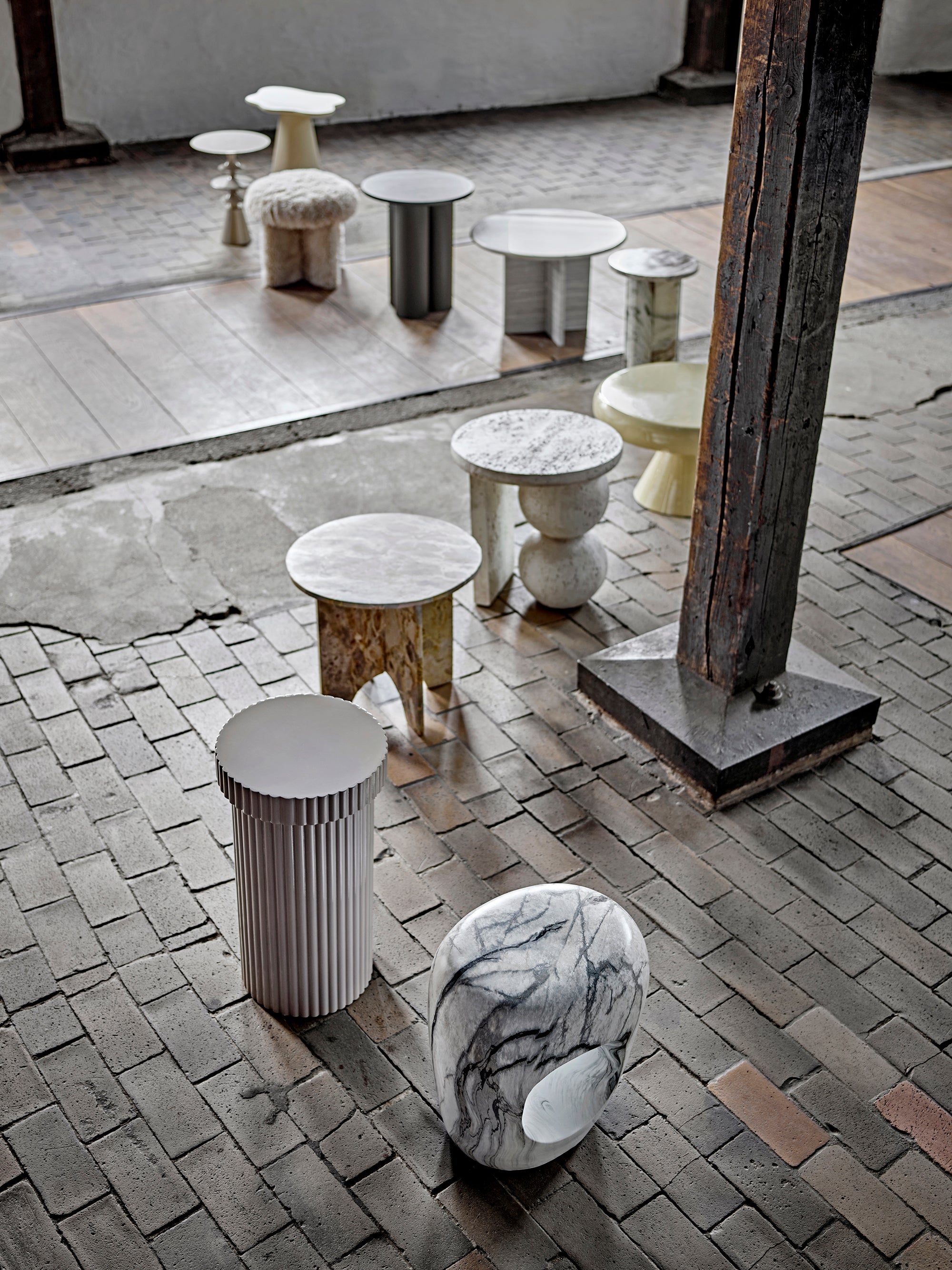 Samio - Table D'Appoint - Naturel - Aluminium