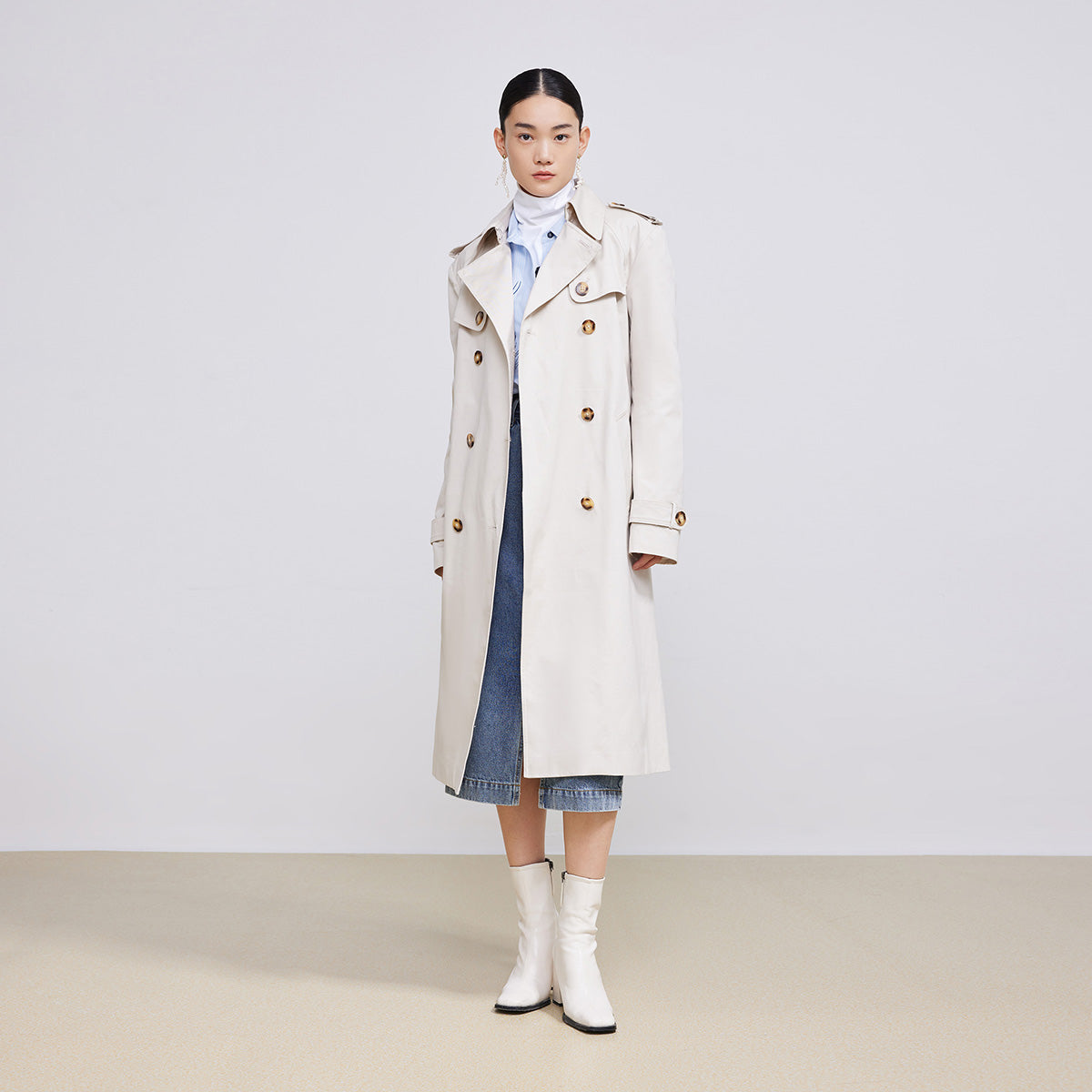 Lily - Manteau - Kaki Clair