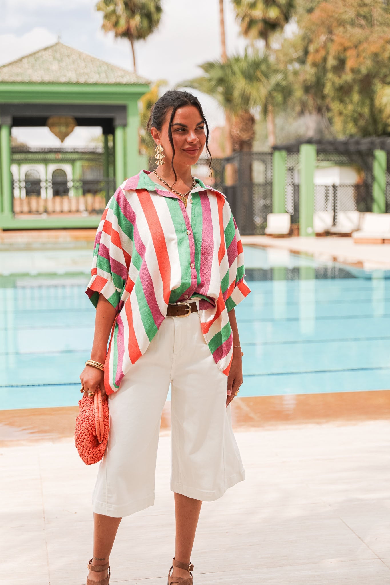 ZACHARI Multicolore - Chemise Rayée