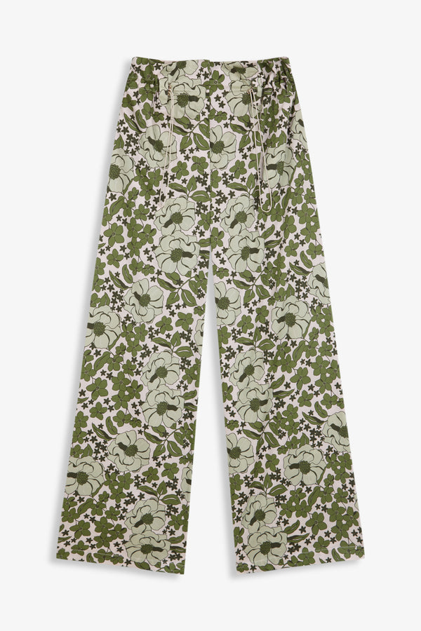 Pantalon Zoe Green Bloom