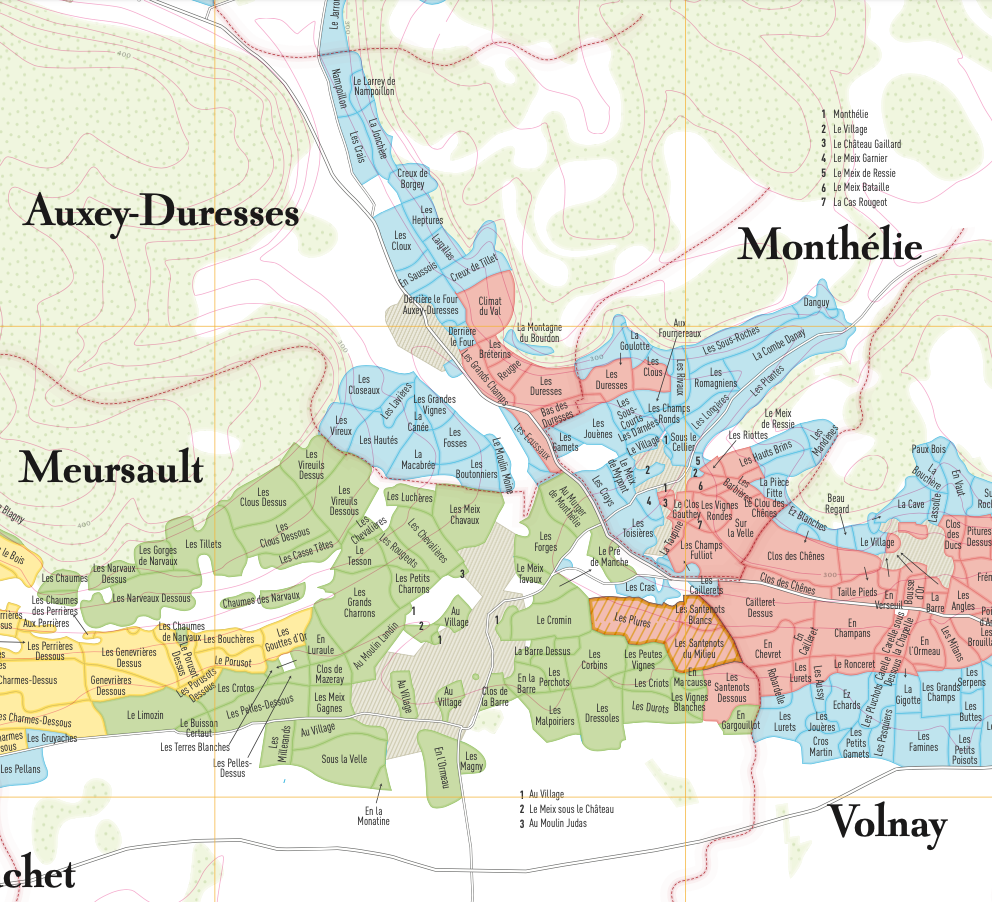 Les Cartes Des Climats De Bourgogne