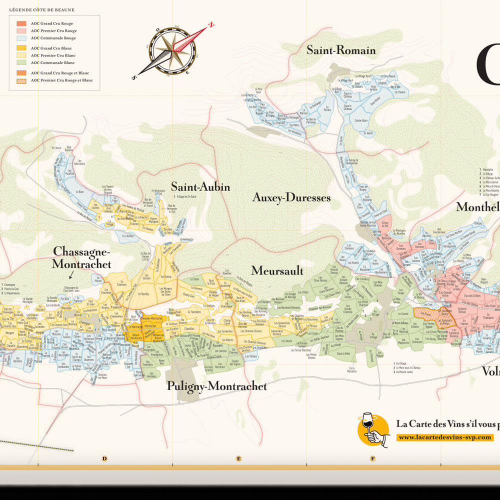 Les Cartes Des Climats De Bourgogne