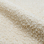 zoom matiere bouclette blanche marquise