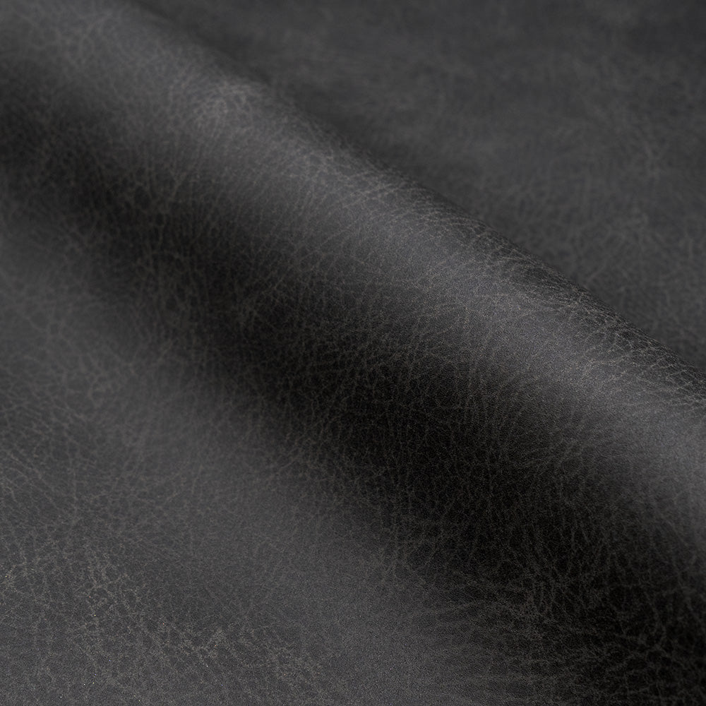 zoom matiere cuir noir synthetique
