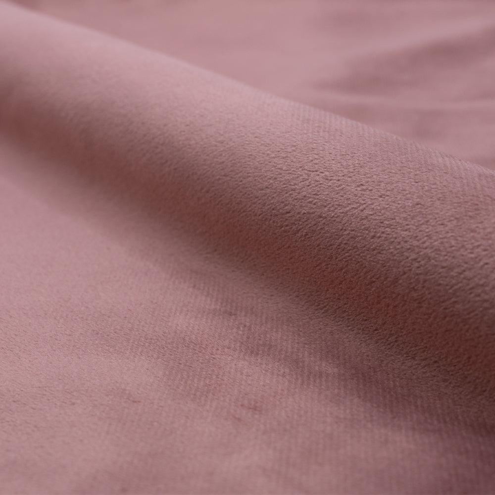 zoom matiere velours rose rosy