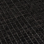 detail du tapis jute noir pour exterieur#couleur_charbon