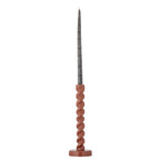 Diza - Bougeoir - Marron - Aluminium